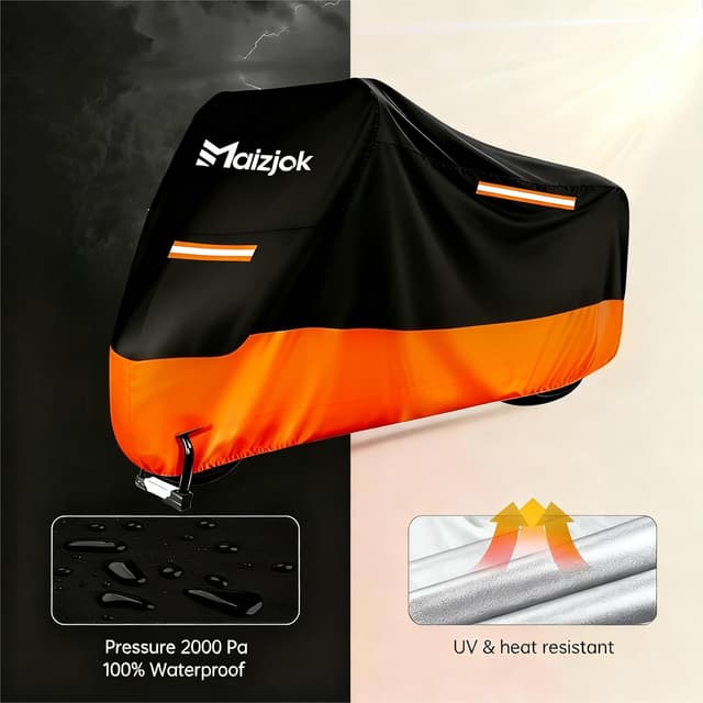 Thumbnail 1 de Maizjok Motorbike Cover Waterproof Outdoor