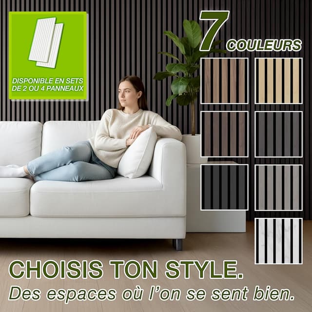 Thumbnail 3 de TRESKO panneaux acoustiques 120 x 60 cm