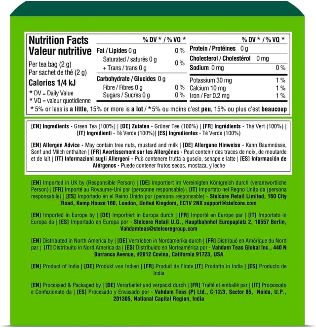 Thumbnail 8 de VAHDAM Himalayan Té Verde 🌿 30 Bolsitas, 100% Natural y Fresco