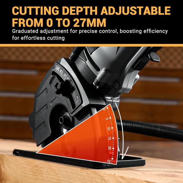 Thumbnail 6 de DEKOPRO Mini Circular Saw 600W 85mm