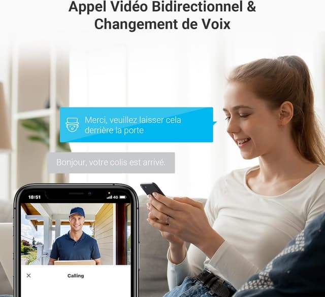 Detalle 2 de EZVIZ CP4 judas de porte 4600 mAh