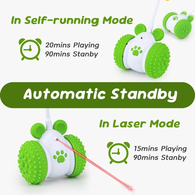 Thumbnail 3 de Mcbazel Giocattolo Automatico per Gatti 1000 mAh 🐾