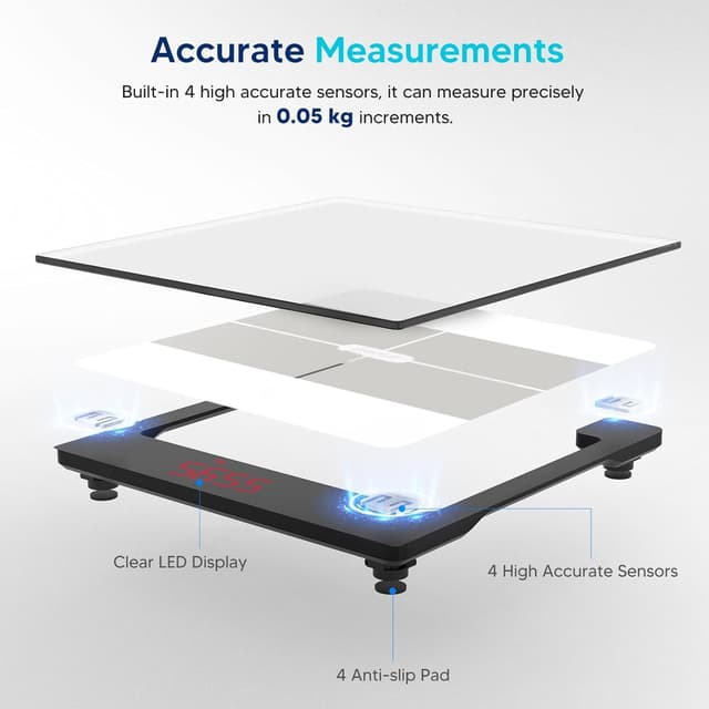Detalle de arboleaf Weighing Scale 180kg