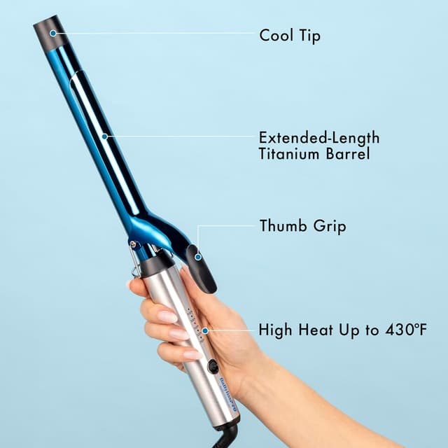 Detalle 2 de BaBylissPRO Nano Titanium Curling Iron