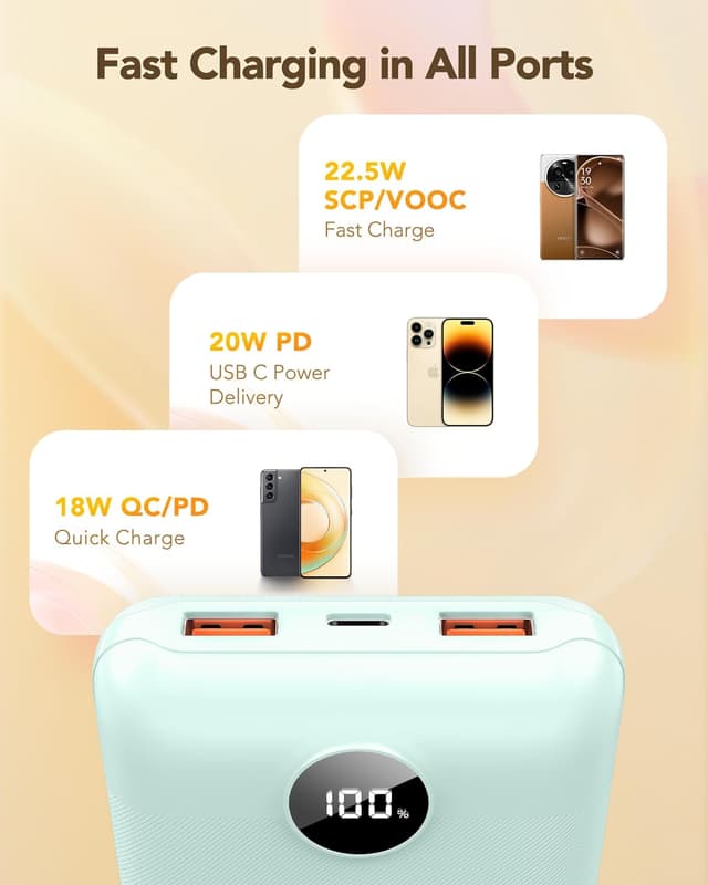 Detalle 2 de VEGER Power Bank 20000mAh 22.5W