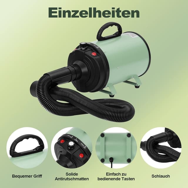 Detalle 1 de XKISS Soffiatore per Cani 3200W 4,5 CV