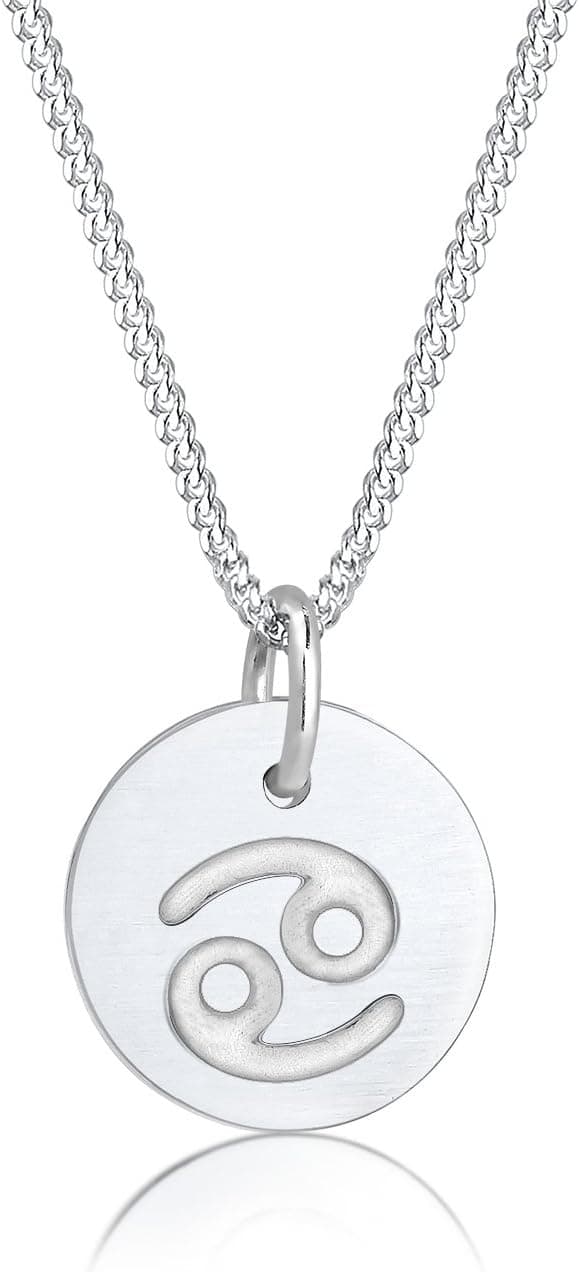 Detalle de Elli Silberkette 45 cm Stern Anhänger