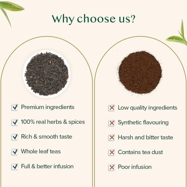 Thumbnail 4 de Vahdam Assam Té Negro Hojas Sueltas ☕ 340g, Intenso y Fuerte