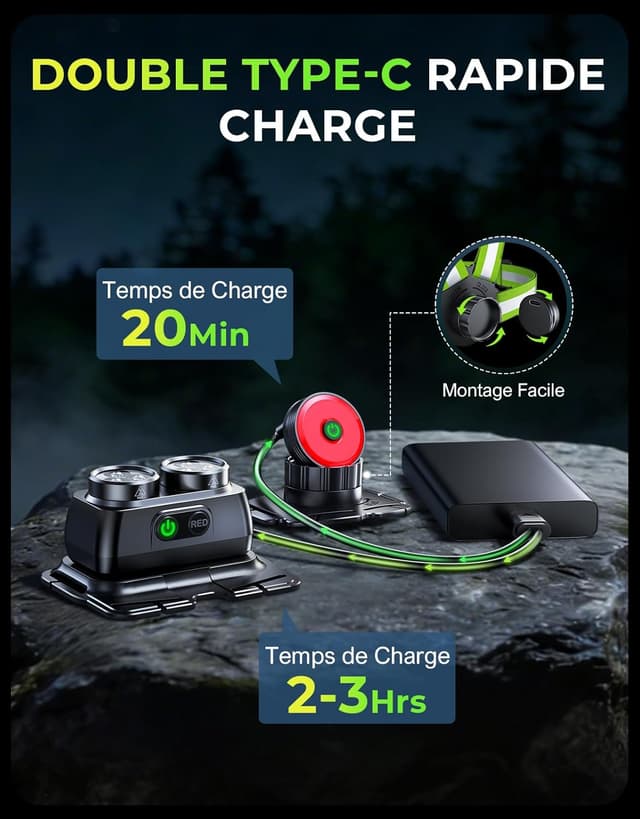 Thumbnail 4 de EOIWUY 800LM Lampe Running Pectorale