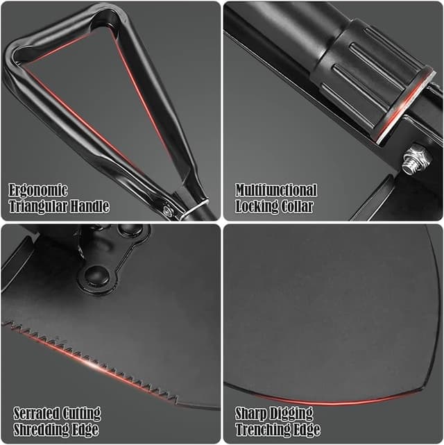 Thumbnail 5 de Pelle à Creuser 47 cm légère et pliable en acier ⌘