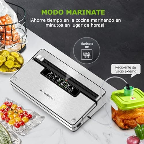 Thumbnail 7 de Bonsenkitchen Envasadora al Vacío con 5 modos y Bolsas 🍽️