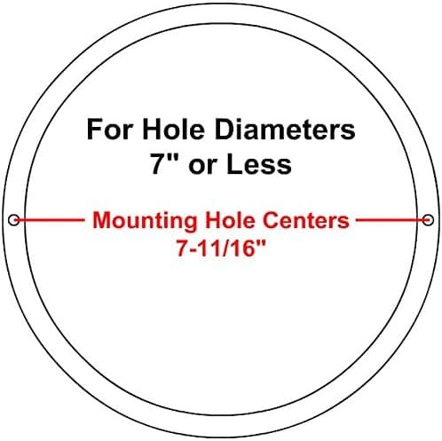 Thumbnail 5 de Reliable Hardware Company RH-4002-8-2-A 8-3/8" speaker covers pair