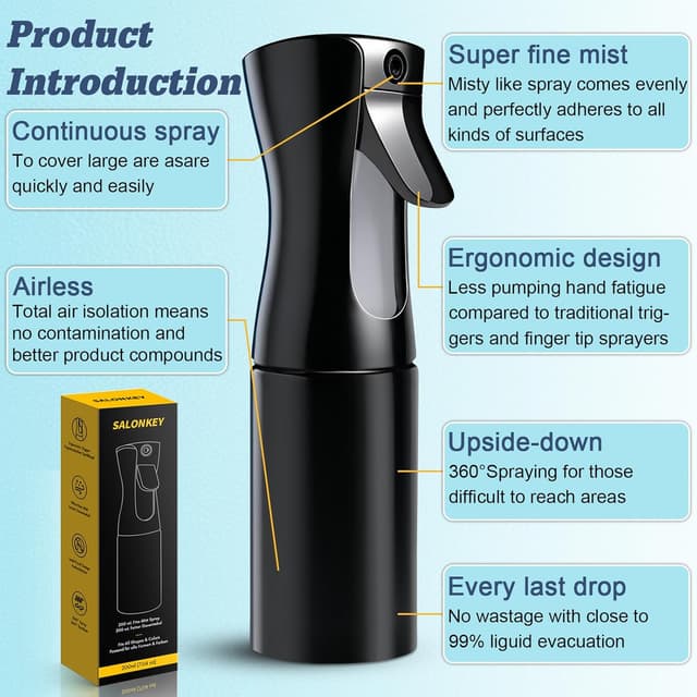 Thumbnail 1 de Kontinuierliche Wassersprühflasche 200 ml