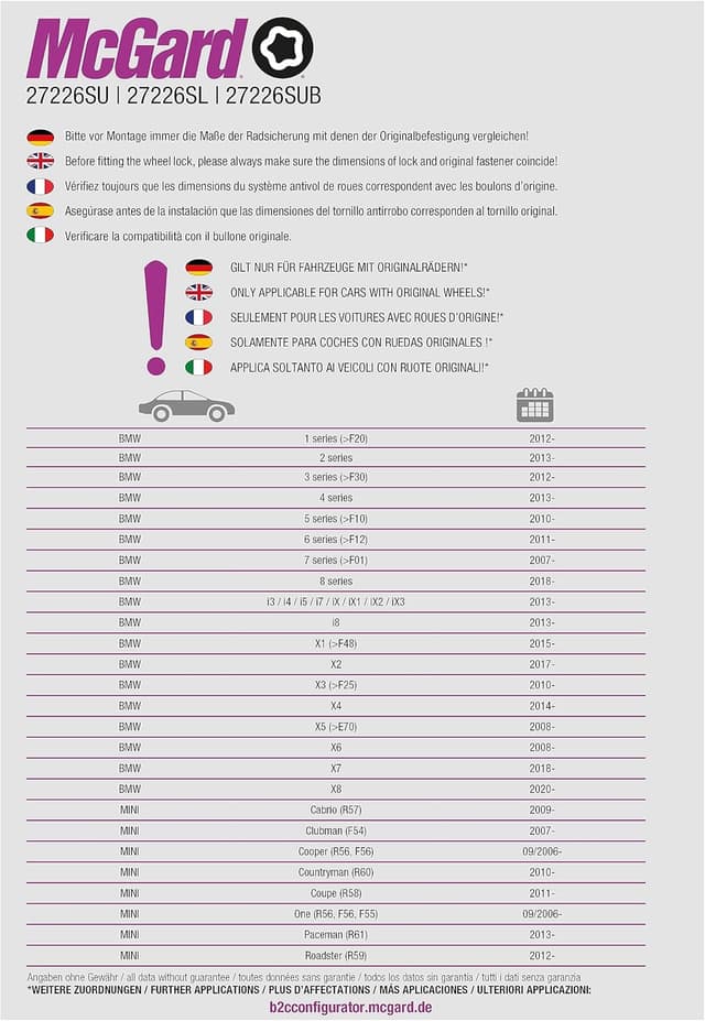 Thumbnail 3 de McGard Boulons antivol M14x1.25 27,3 mm