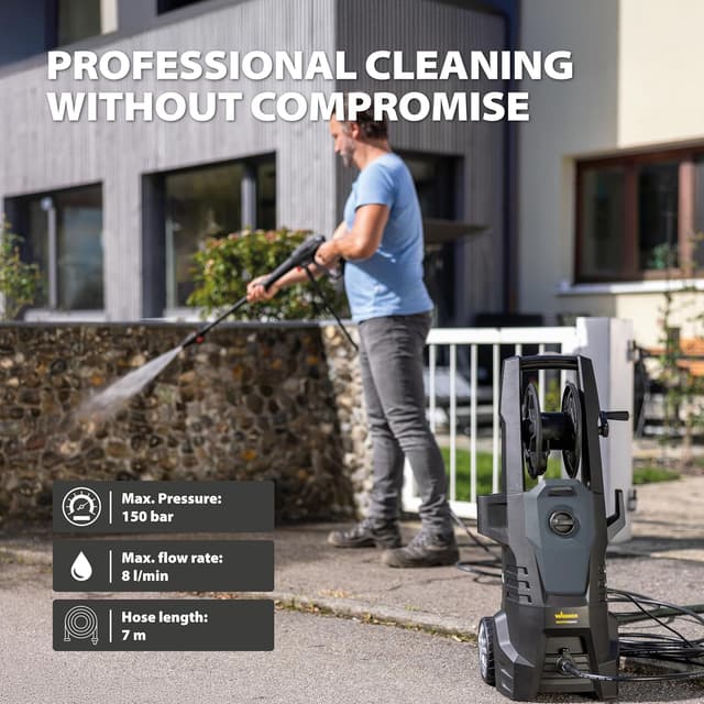 Detalle de WAGNER AQUASTORM PREMIUM pressure washer with Standard, Turbo and Foam nozzles