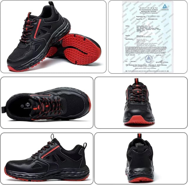 Thumbnail 2 de ISOOUS Sicherheitsschuhe Leicht mit Kunststoffkappe