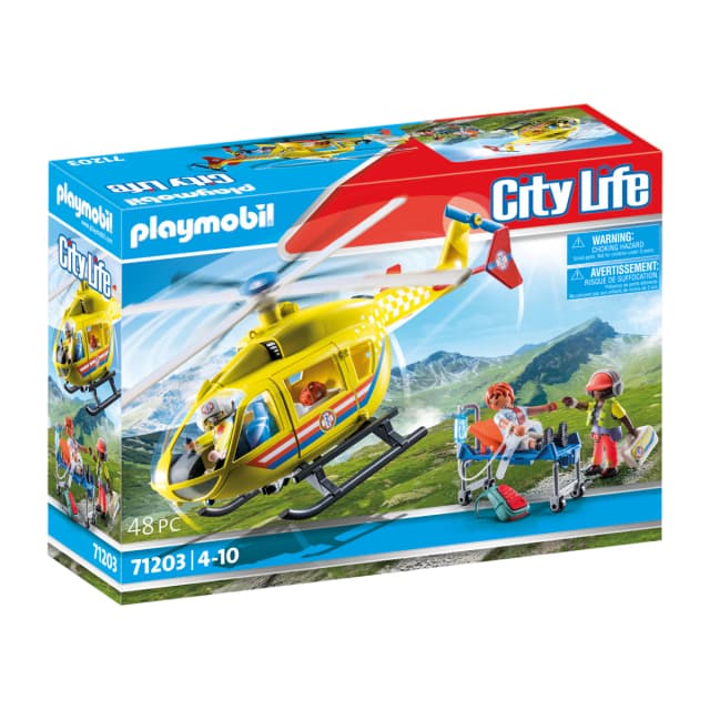 Detalle de Playmobil Helicóptero de rescate Playmobil City Life