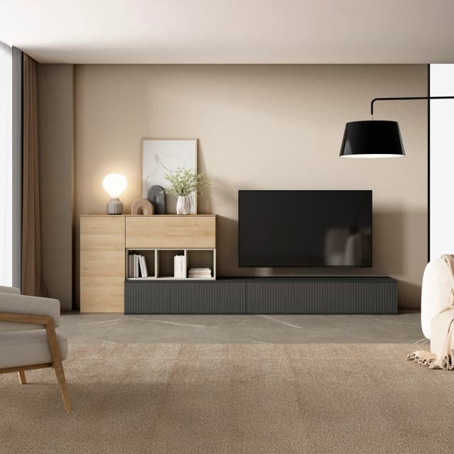 Imagen de El Corte Inglés Evolution 2.0 mueble salón modular 4 puertas en OfertitasTOP