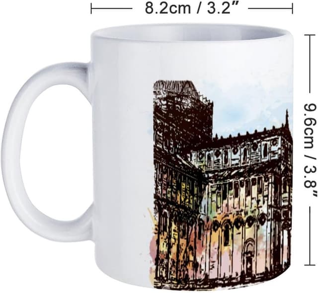 Detalle de 11 oz Ceramic Coffee Mug, Pisa Print