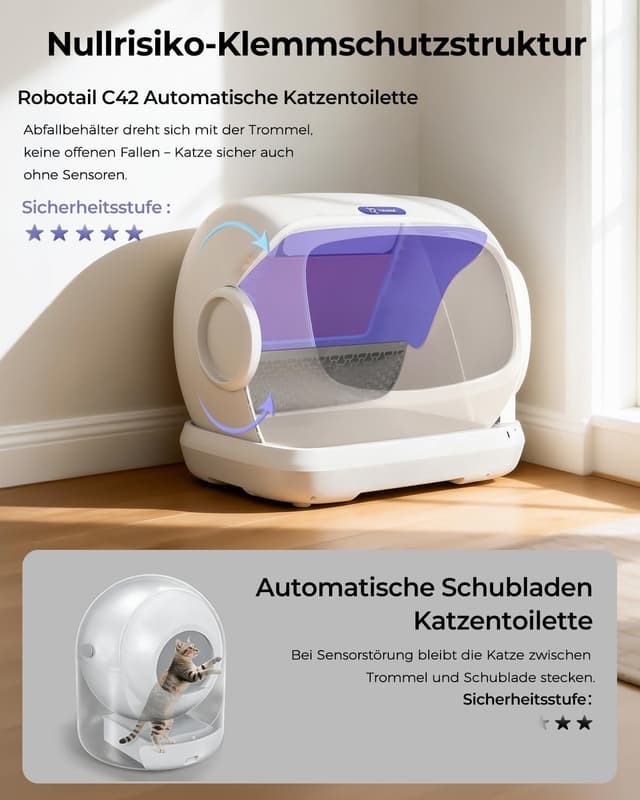 Detalle de Selbstreinigende Katzentoilette 106 l XXXL