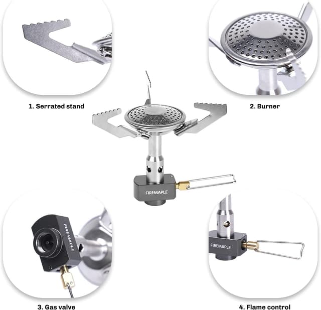 Thumbnail 2 de Fire-Maple Mini Estufa Camping 3100W ultraligera