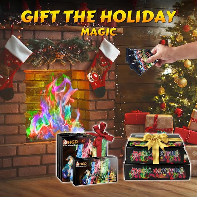 Thumbnail 4 de HGD Magic Campfire Color-Changing Packets 6 🎆