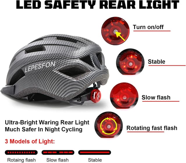 Thumbnail 2 de LEPESFON MTB Helmet 56–61 cm Adjustable Lightweight 🚴♀