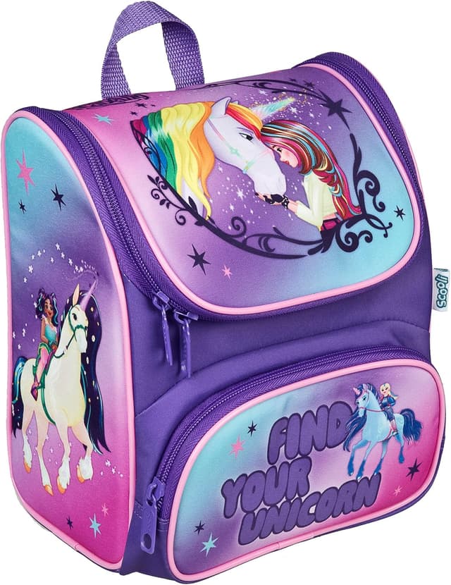 Detalle de Scooli CUTIE Vorschulranzen – gepolstertes Kinderrucksack für Kindergarten (ab 3 Jahren)