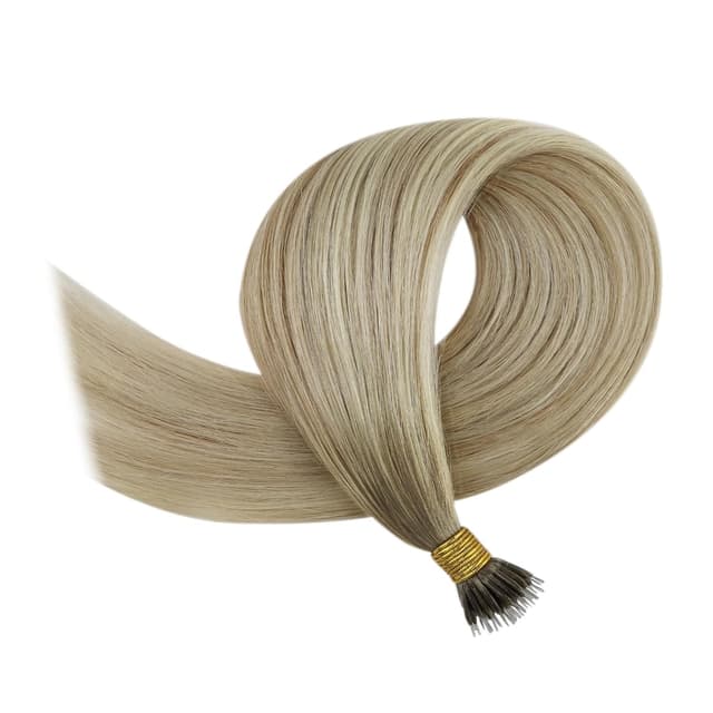 Thumbnail 6 de YoungSee Echthaar Extensions Nanoring Blond (55 cm) – Remy Haare, 50 g #SUN