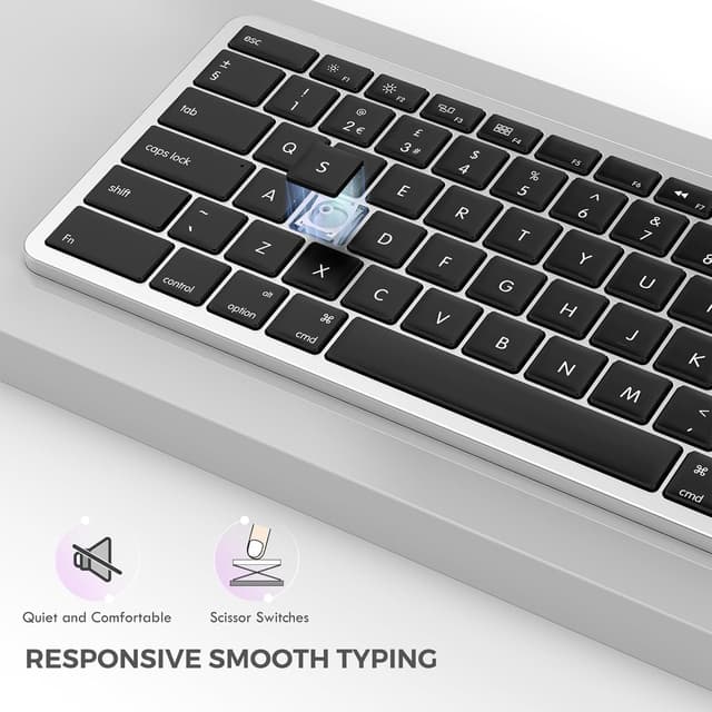 Detalle 2 de Seenda JP208 Slim Wired Keyboard with Numeric Pad ⌨
