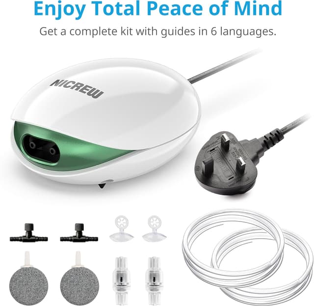 Thumbnail 6 de NICREW UFO air pump 2.5W for up to 400 L