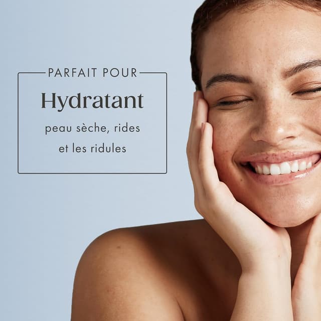 Detalle de Satin Naturel Crème Hydratante au Aloe Vera Bio & Acide Hyaluronique 50 ml pour le visage