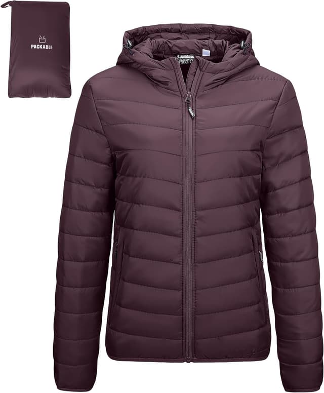 Detalle de Outdoor Ventures Damen Steppjacke leichte, packbar