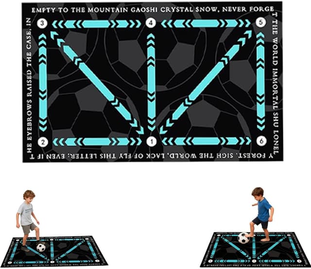 Detalle de DEJIN football training mat 60×90cm skills