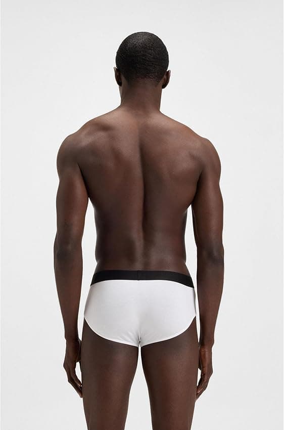 Thumbnail 3 de BOSS HipBr 3P One Brief Hombre L, 100 White ropa interior