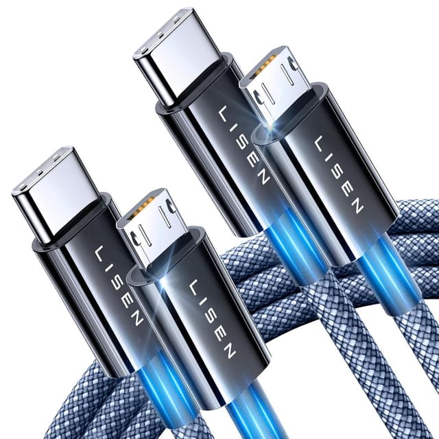 Detalle de LISEN USB C to Micro USB Cable 3.3FT for PS4
