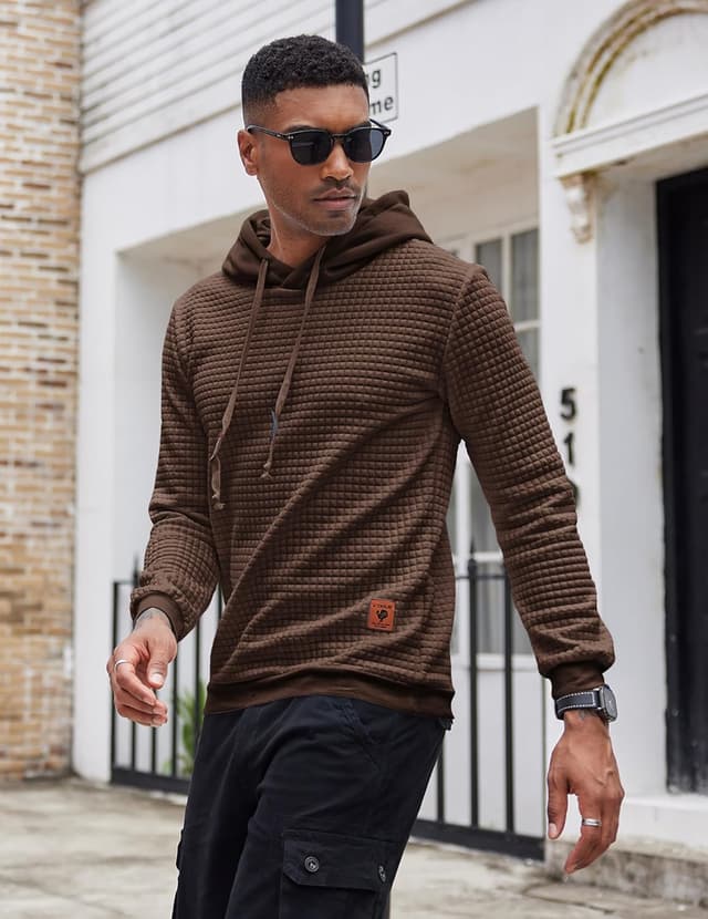 Detalle 2 de COOFANDY Men's Hooded Sweatshirt