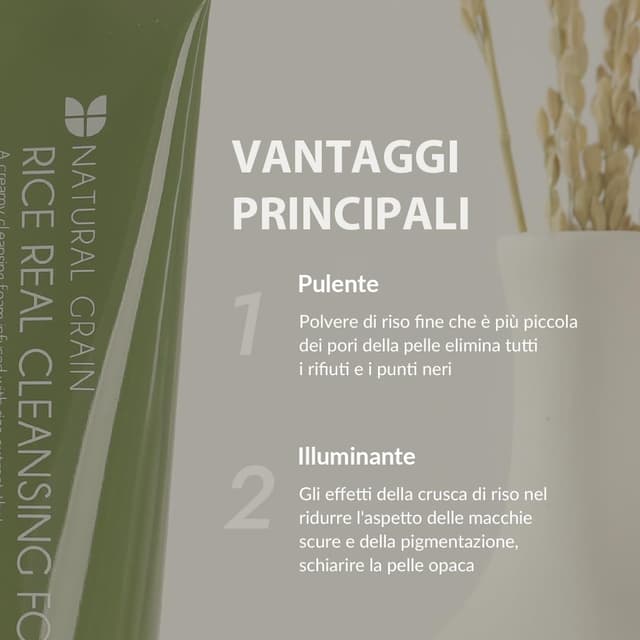 Detalle de MIZON Rice Real Cleansing Foam detergente