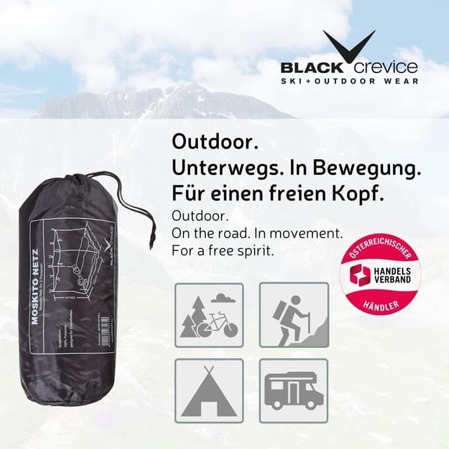 Detalle de Black Crevice BCR137001 Mosquitero para cama matrimonial