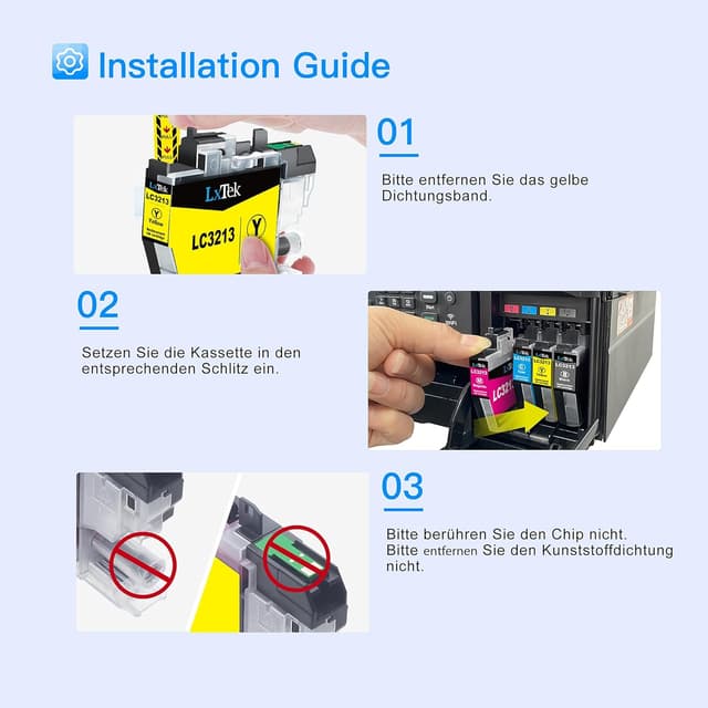 Thumbnail 5 de LxTek LC3211/LC3213 kompatible Druckerpatronen 10er-Pack 🖨