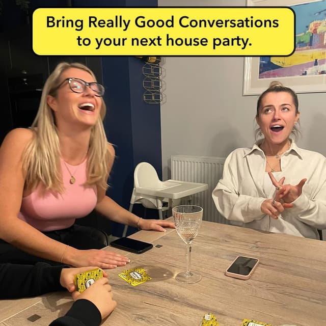 Detalle 2 de Really Good Conversations UK Made Conversation Cards Game – Original Conversation Starters for Families and Friends