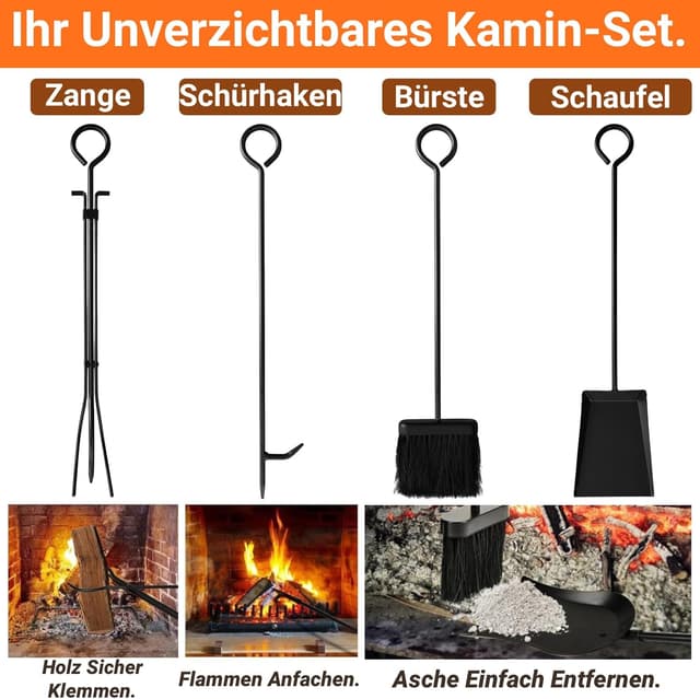 Thumbnail 6 de Amagabeli Kaminholzregal 74×40×30 cm