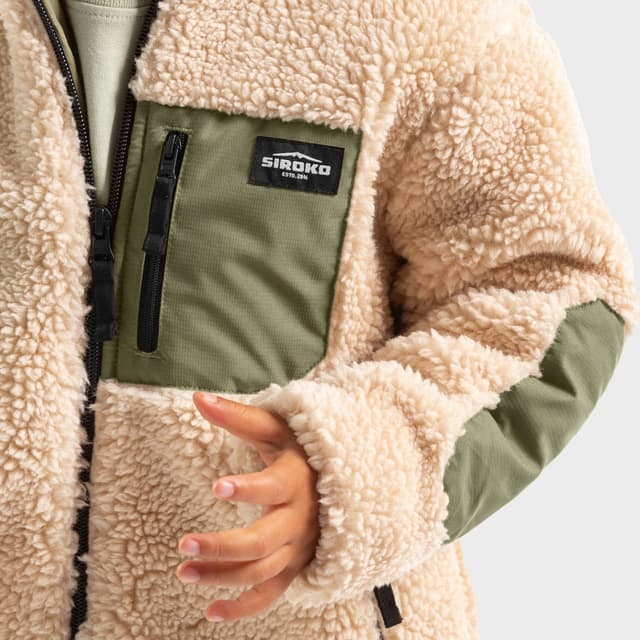 Detalle de Siroko Spirit Chaqueta sherpa niño 8 años