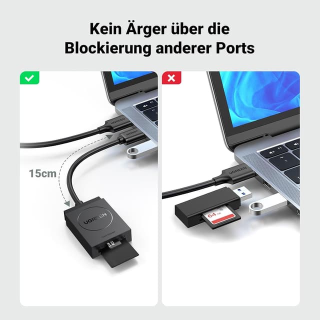 Thumbnail 4 de UGREEN SD Kartenleser USB 3.0 170 MB/s