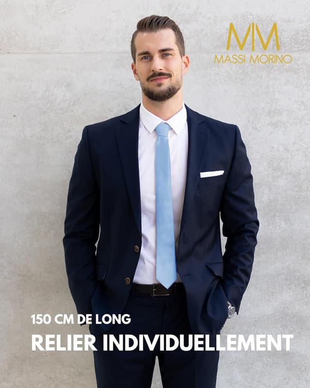 Thumbnail 4 de Massi Morino cravate slim 6 cm