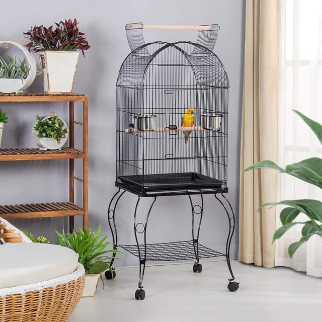 Thumbnail 6 de Yaheetech 150cm Parrot Cage with Stand