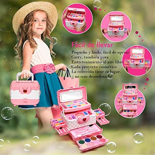 Thumbnail 3 de Kit de Maquillaje Infantil 57pcs Tóxico y Lavable 🎀