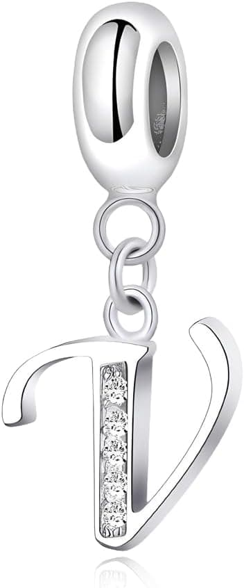 Detalle de LMLMECREA Initiale V Charm aus 925 Silber