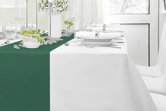 Detalle 2 de MODERNO Vlies Tischläufer Dunkel Grün 30x25 m