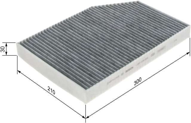 Detalle de Bosch R5604 filtre d’habitacle à charbon actif (anti-odeurs, pollen et poussières)